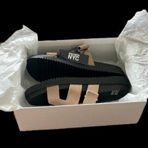 ✨ New In Box - Madden NYC Women’s Beige Double Strap Sandals – Size 9.5 ✨